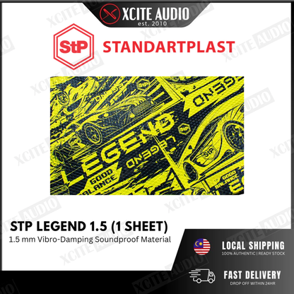 STP LEGEND 1.5 Sheet size 750 x 470 mm - [1 Sheet] Vibration Damping Car Soundproof Material