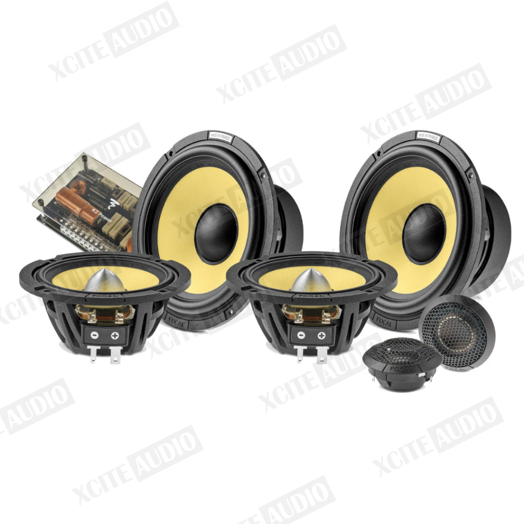 FOCAL ES 165 KX3E - K2 Power Evo Series 6.5″ High-End 3-Way Component Car Speaker System