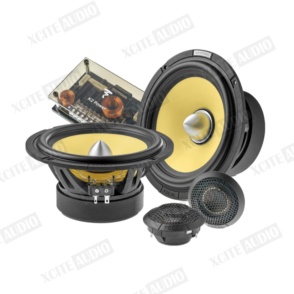 FOCAL ES 165 KX2E - K2 Power Series 6.5" 2-way Component Car Speaker System (2-OHMS with FRAK Tweeter)