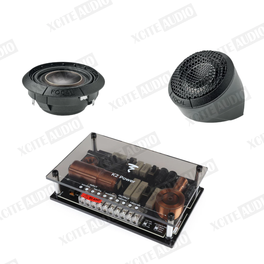 FOCAL ES 165 KX3E - K2 Power Evo Series 6.5″ High-End 3-Way Component Car Speaker System