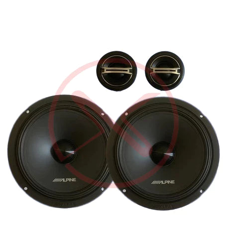 Alpine DM-65C 6.5 Inch 2-Way Component Speakers | 100% Original Alpine | Latest Model 2023