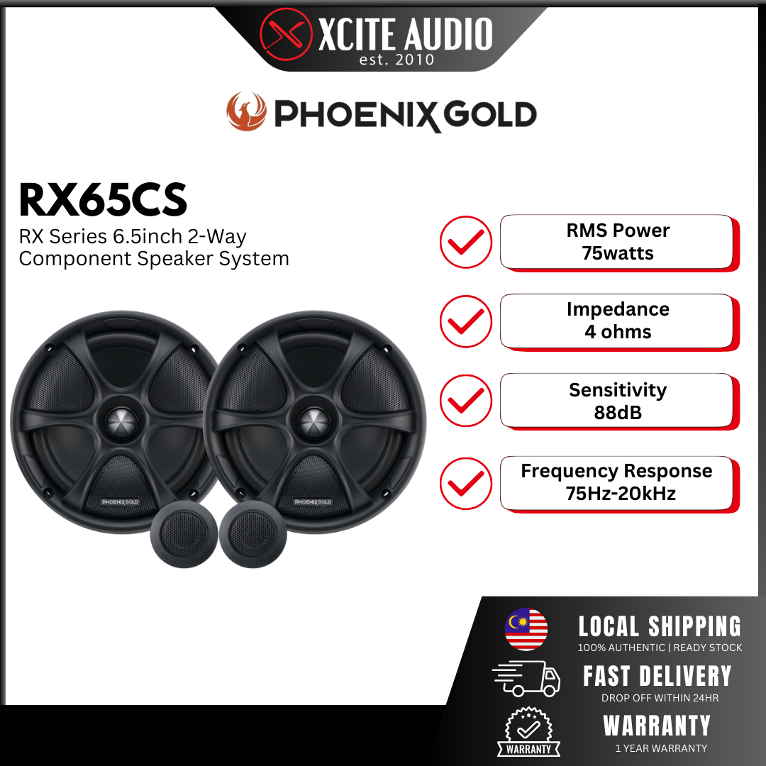 Phoenix Gold RX65CS 6.5"inch 2-Way Component Car Speakers