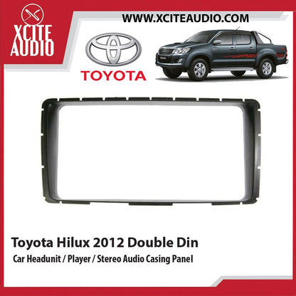 Toyota Hilux 2012 Double Din Car Headunit / Player / Stereo Audio Casing Panel