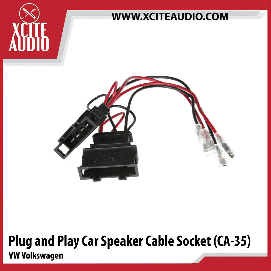 Plug & Play (PNP) Speaker Cable Socket (Pair)