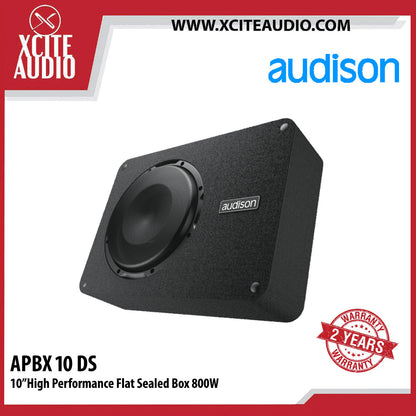 Audison Prima APBX 10 DS 10" High Performance Flat Sealed Box 800W