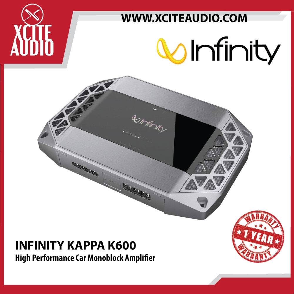 Infinity Kappa K600 1500W Peak High Performance Car Monoblock Amplifier