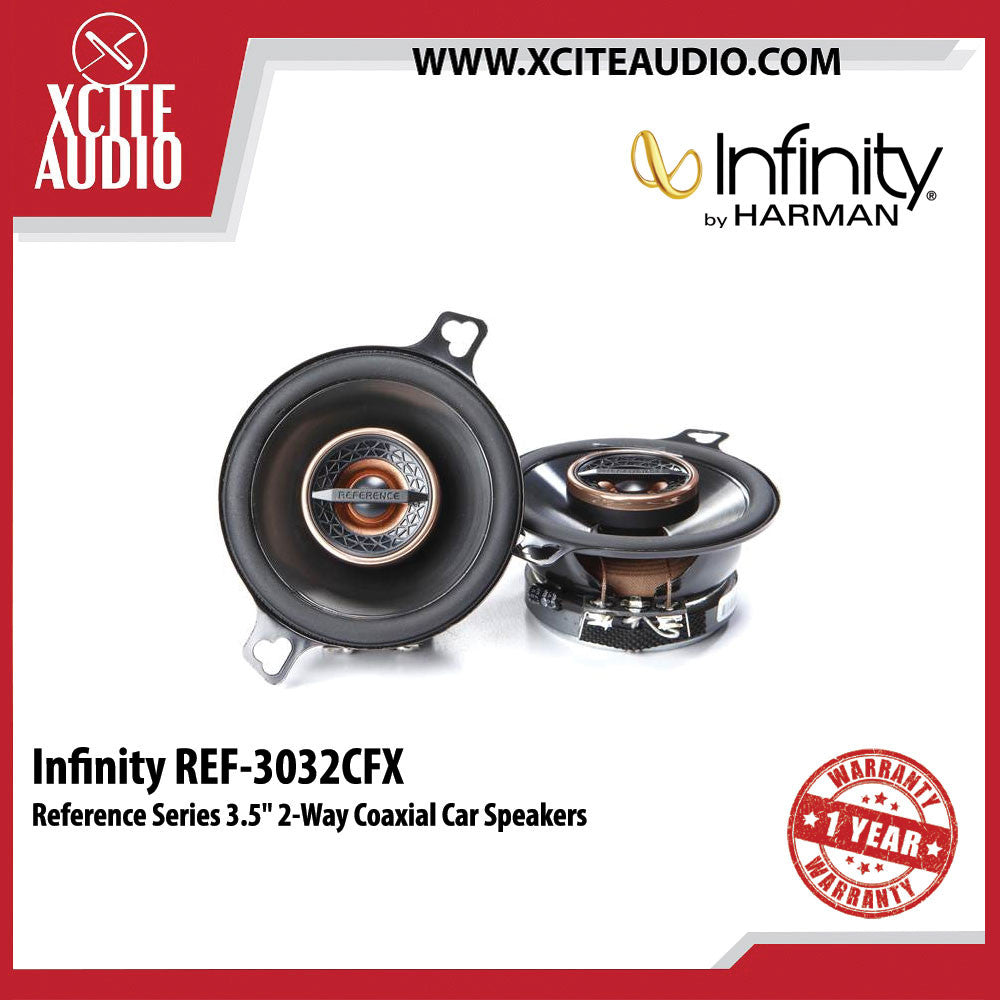 Infinity Reference REF-3032CFX 3.5" 2-Way Coaxial Car Speakers