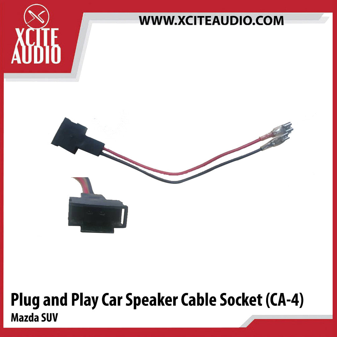 Plug & Play (PNP) Speaker Cable Socket (Pair)