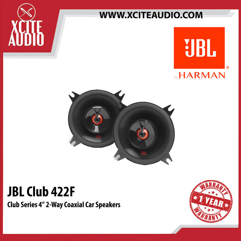 JBL Club 422F Club Series 4" 2-Way Coaxial Car Speakers