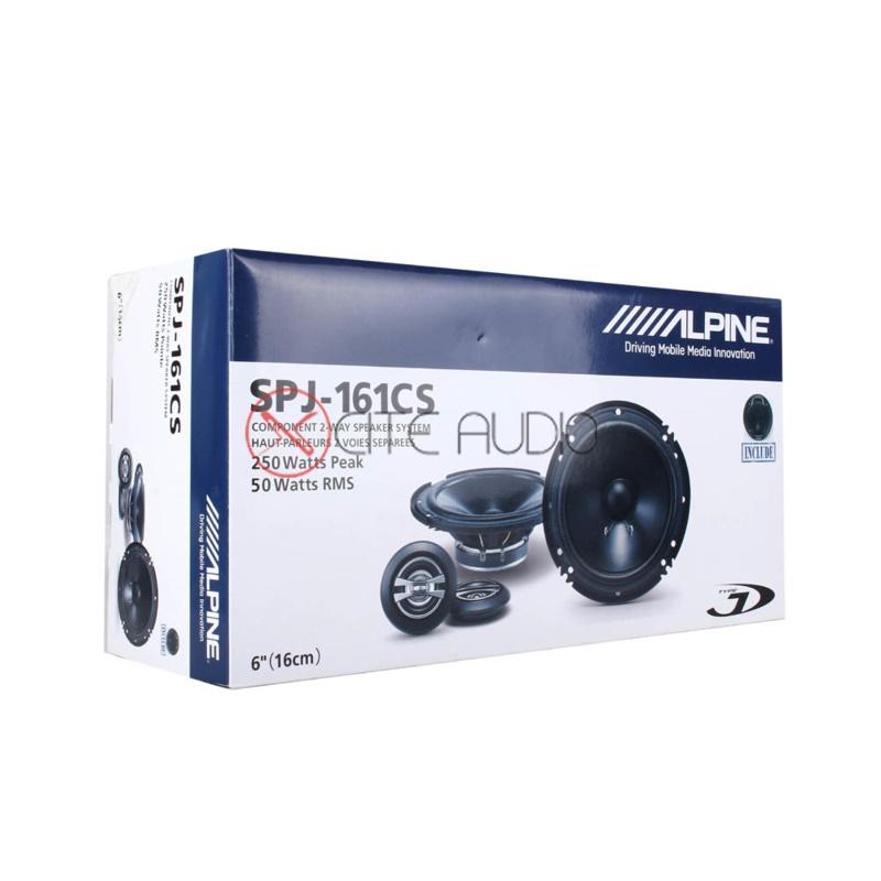 Alpine SPJ-161CS 6" 2-Way Type-J Series 250 Watts Peak Power Component Car Speakers - Xcite Audio