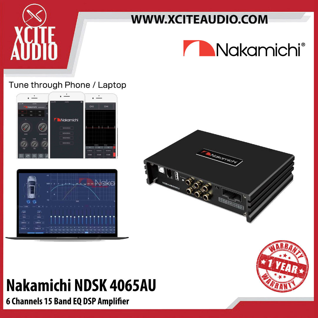 USA Audio ナカミチNakamichi NDSK4085AU+NDS-10B(セット） 8ch DSP (デジタルサウンドプロセッサ ...