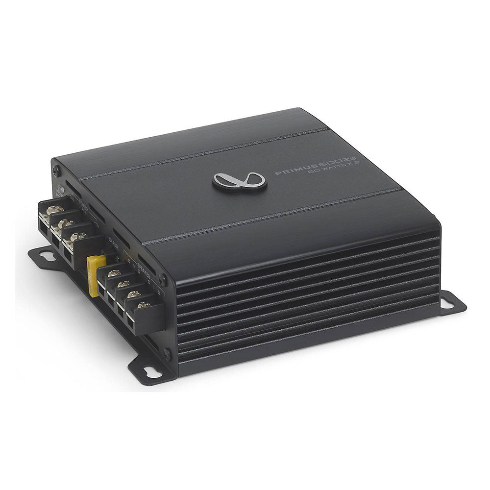 Infinity Primus 6002A 280W Peak (140W RMS Bridged x 4 Ohms) 2-Channel Car Amplifier - Xcite Audio