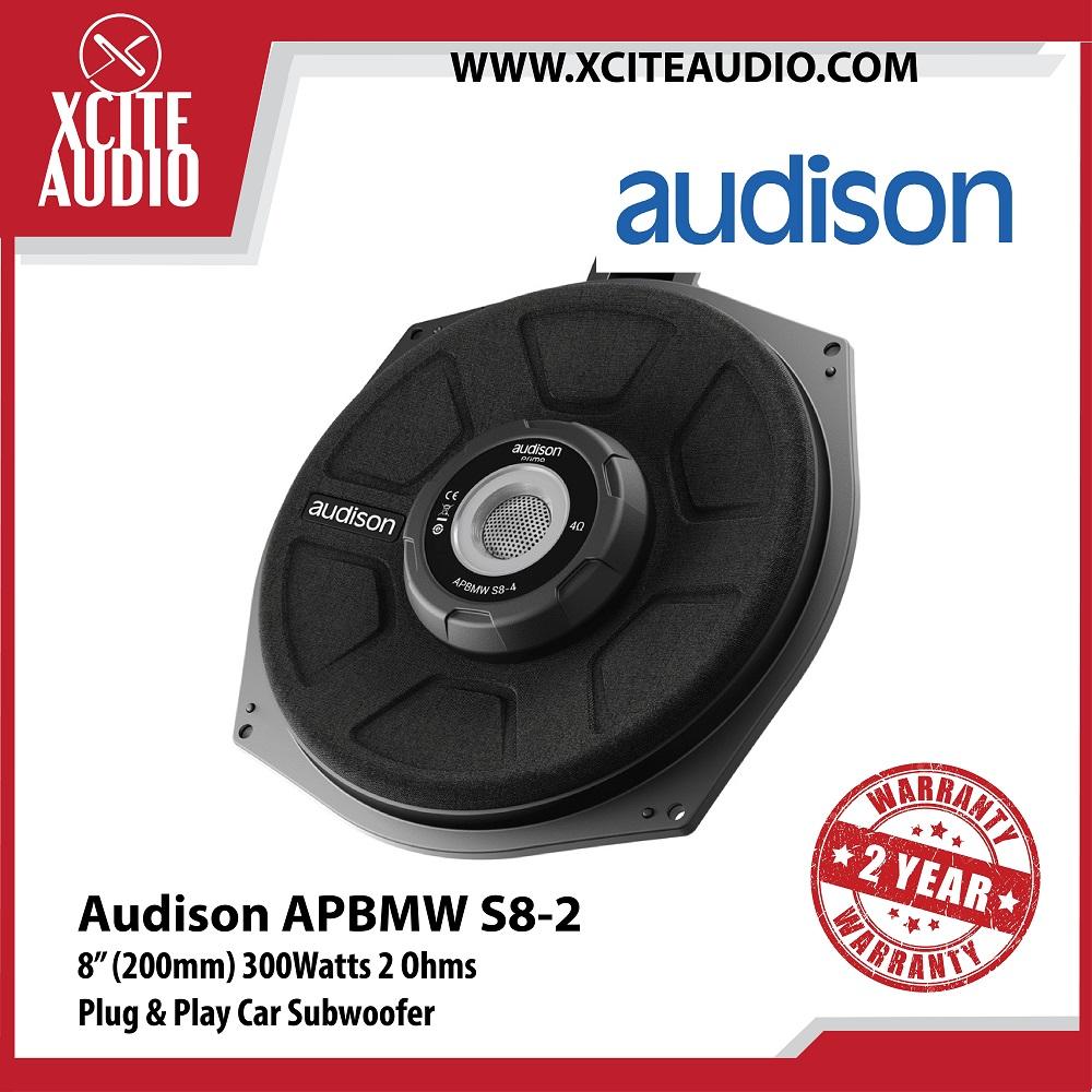 Audison APBMW S8-2 8" (200mm) 300Watts Peak 2-Ohms Plug & Play Sub Car Subwoofer - Xcite Audio