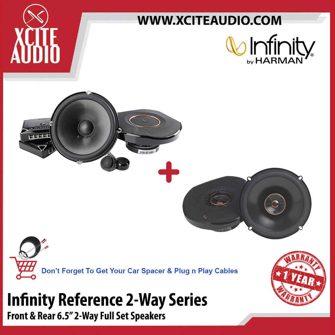 Infinity Reference Series REF-6530CX & REF-6532IX 6.5" 2-Way Bundle Package