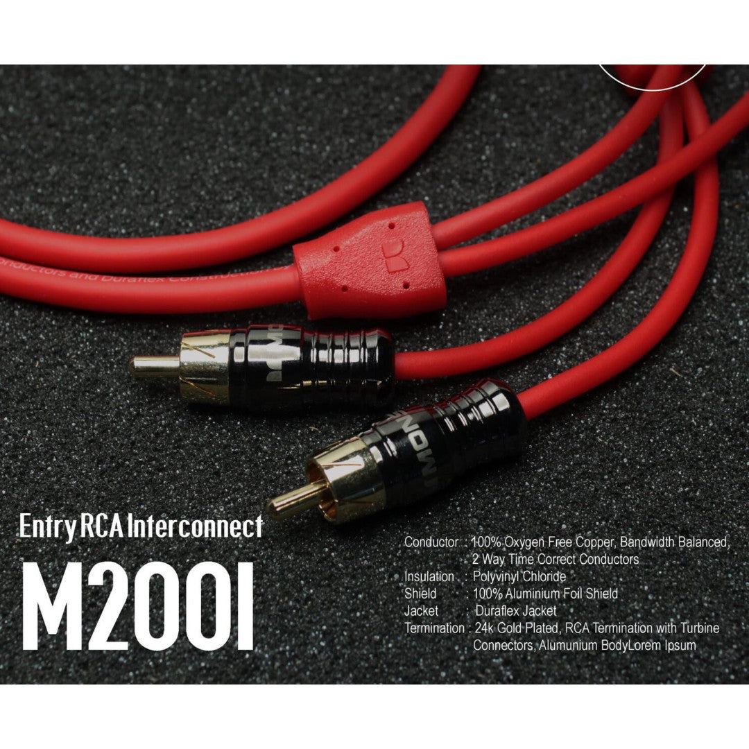 Monster RCA Cable M200I High Purity Oxygen Free Copper