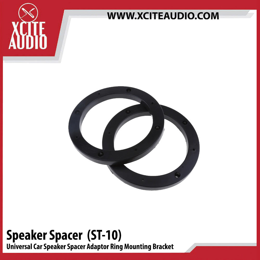 Universal Solid Rubber 6" - 6.5" Car Speaker Adapter Bracket Spacer Mat