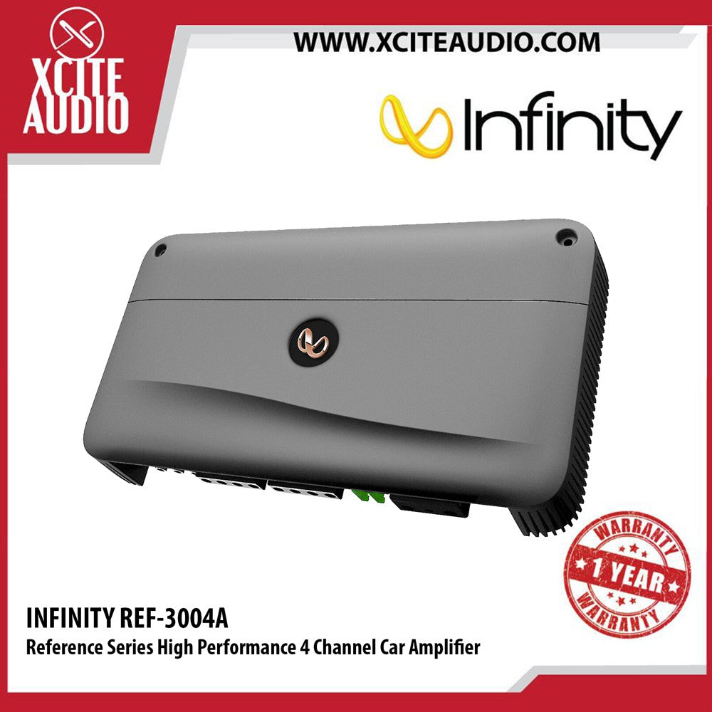 Infinity REF-3004A High Performance 4 Channel 75W x 4 Car Amplifier