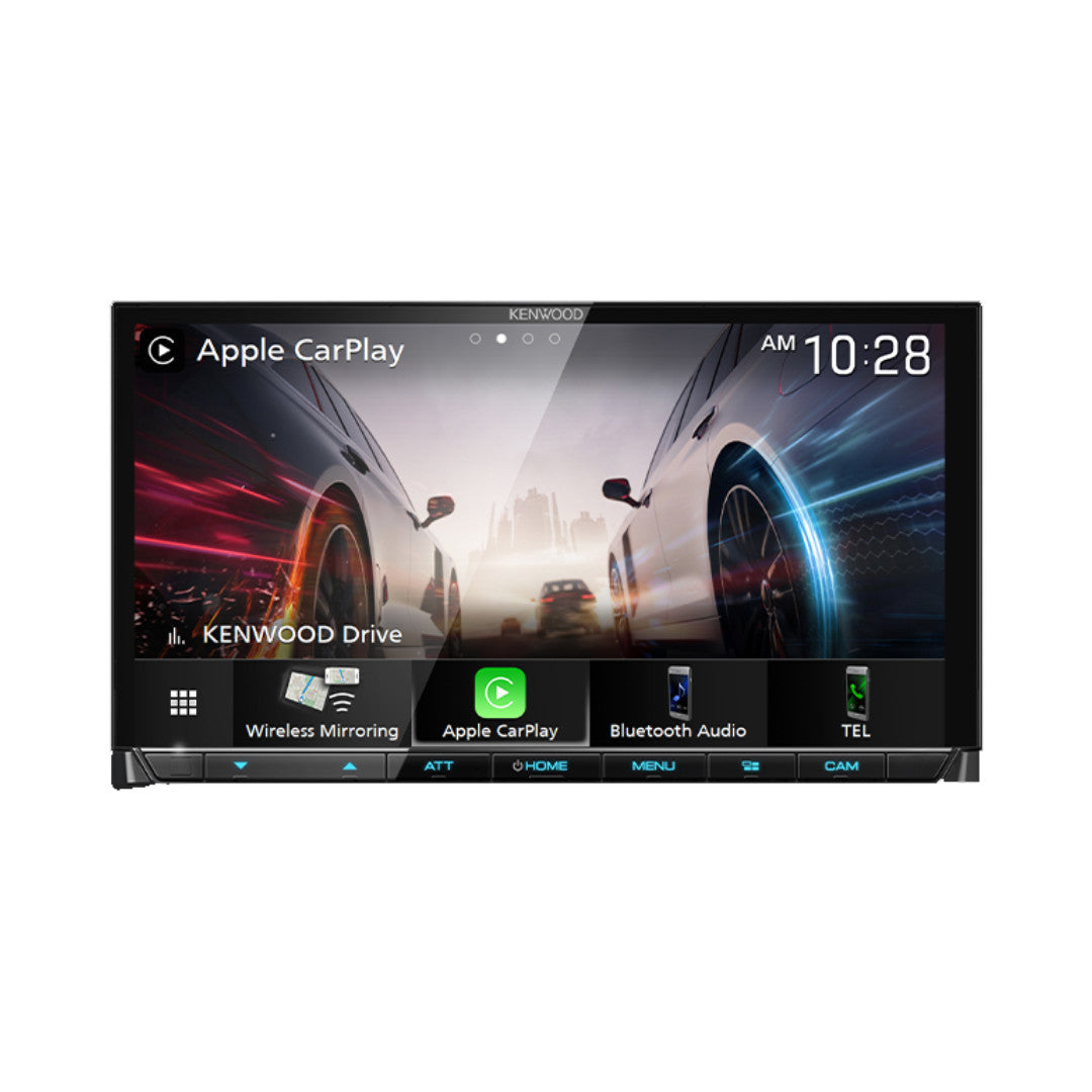 Kenwood DMX8521S 7.0" Display Digital Media Receiver with Wireless Apple CarPlay, Android Auto, Mirroring, Hires Audio, LDAC