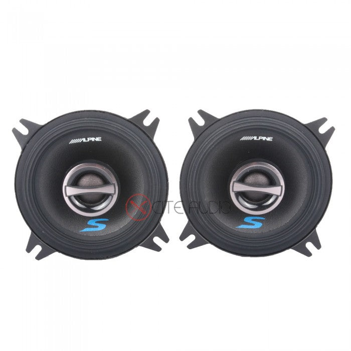 Alpine S-S40 4" (10cm) 2-Way S-Series 140W Peak Coaxial Car Speakers - Xcite Audio