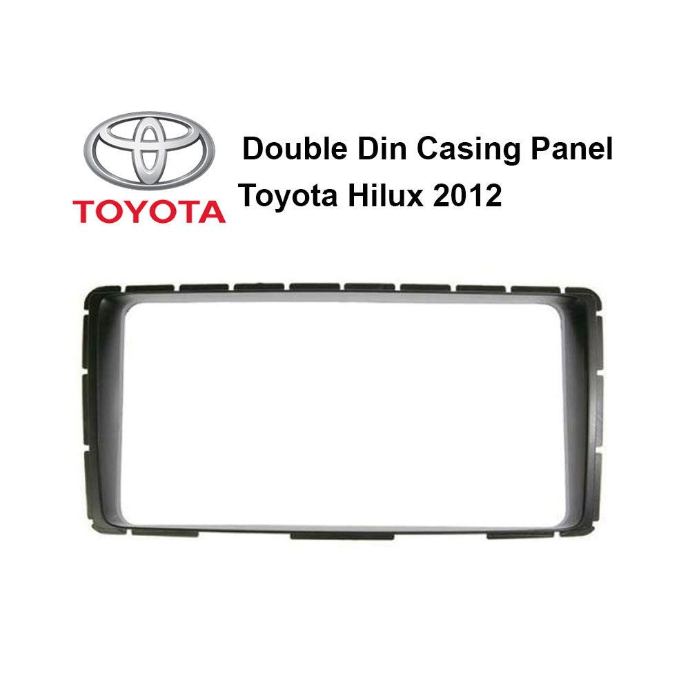 Toyota Hilux 2012 Double Din Car Headunit / Player / Stereo Audio Casing Panel