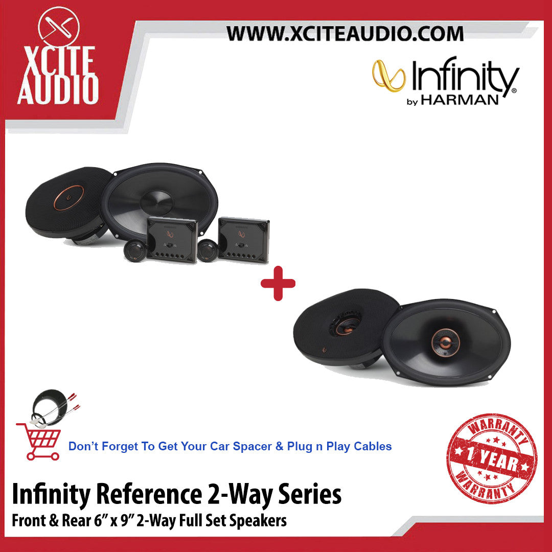 Infinity Reference Series REF-9630CX & REF-9632IX 6" x 9" 2-Way Bundle Package