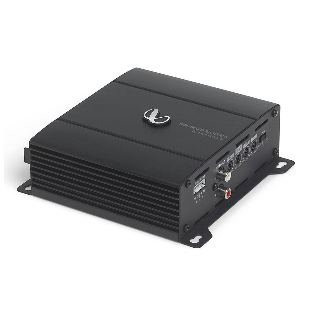 Infinity Primus 6002A 280W Peak (140W RMS Bridged x 4 Ohms) 2-Channel Car Amplifier - Xcite Audio