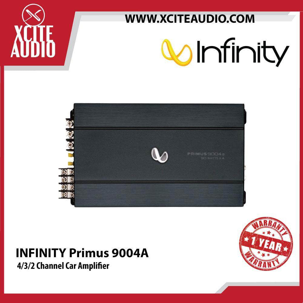Infinity Primus 9004A 880W Peak 4/3/2 Channel Car Amplifier