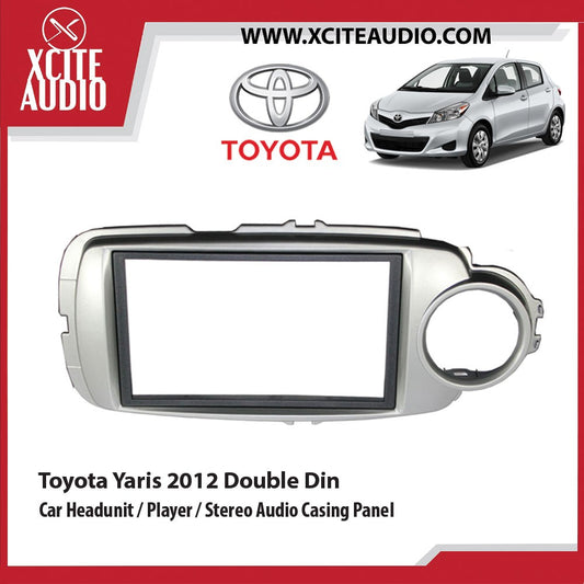Toyota Yaris 2012 Double Din Car Headunit / Player / Stereo Audio Casing Panel