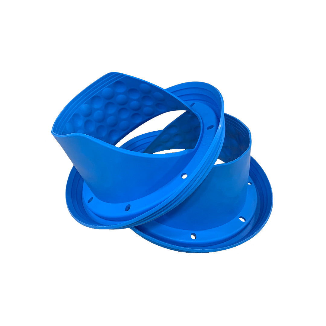 Universal Waterproof Silicone Half Cover for 6" - 6.5" Car Speaker Adapter Bracket Spacer Mat