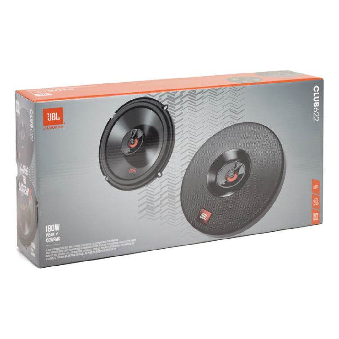 JBL Club 622 Club Series 6.5" 2-Way Coaxial Car Speakers