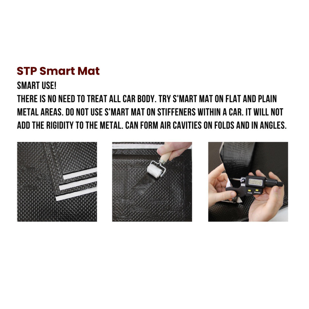 STP Standartplast Smart Mat 2mm Mastic Vibration-absorbing Material 500mm x 750mm (1 Sheet)