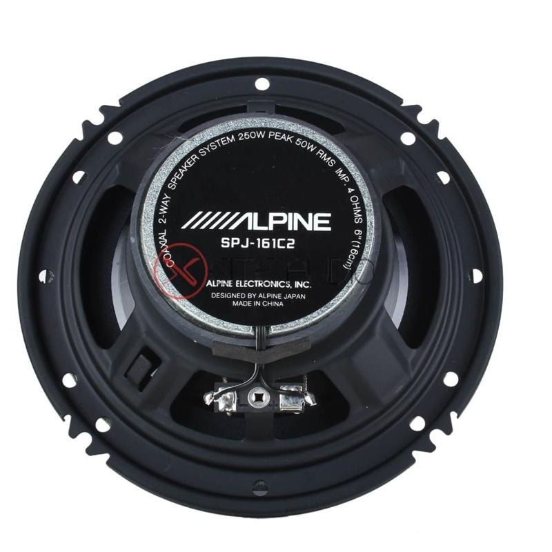 Alpine SPJ-161C2 6" 2-Way Type-J Series 250W Peak Power Coaxial Car Speakers - Xcite Audio