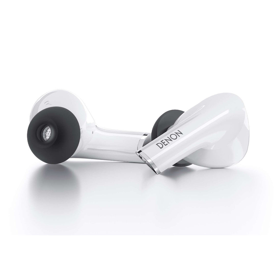 Denon AH-C830NCW True Wireless In-Ear Headphones With Active Noise Cancelling And Denon Sound Master Tuning.