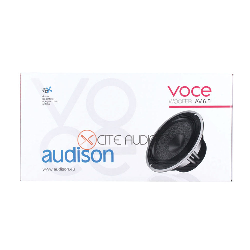Audison VOCE AV 6.5 6.5" 200Watts Peak Car Midbass Woofer/Speakers - Xcite Audio