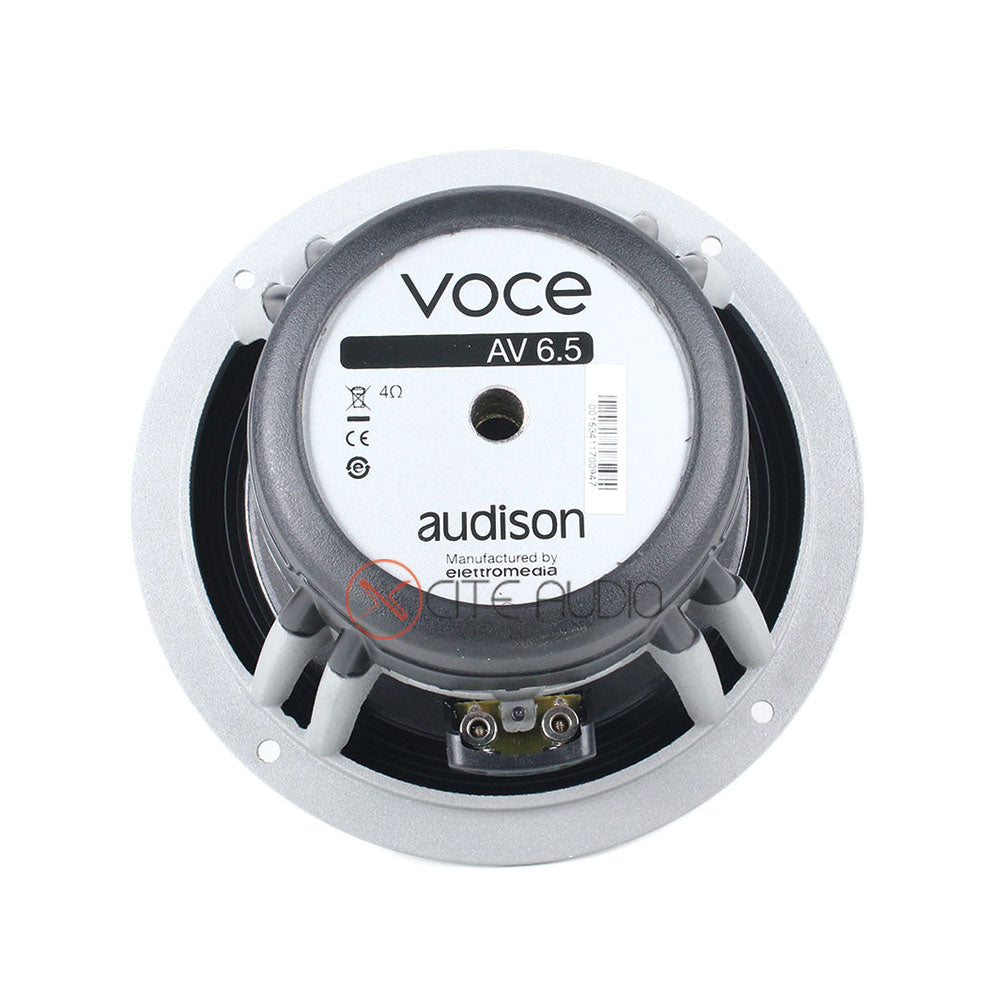 Audison VOCE AV 6.5 6.5" 200Watts Peak Car Midbass Woofer/Speakers - Xcite Audio
