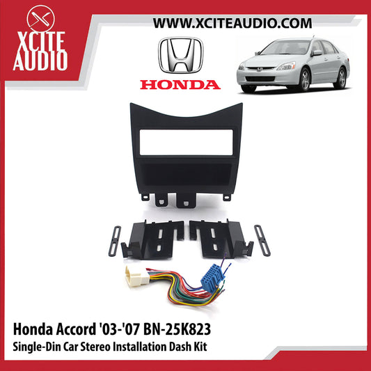 Honda Accord 2003-2007 BN-25K823 Single-Din Car Stereo Installation Dash Kit Fascia Kit Car Player Casing Mounting Kit - Xcite Audio