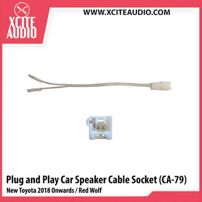 Plug & Play (PNP) Speaker Cable Socket (Pair)