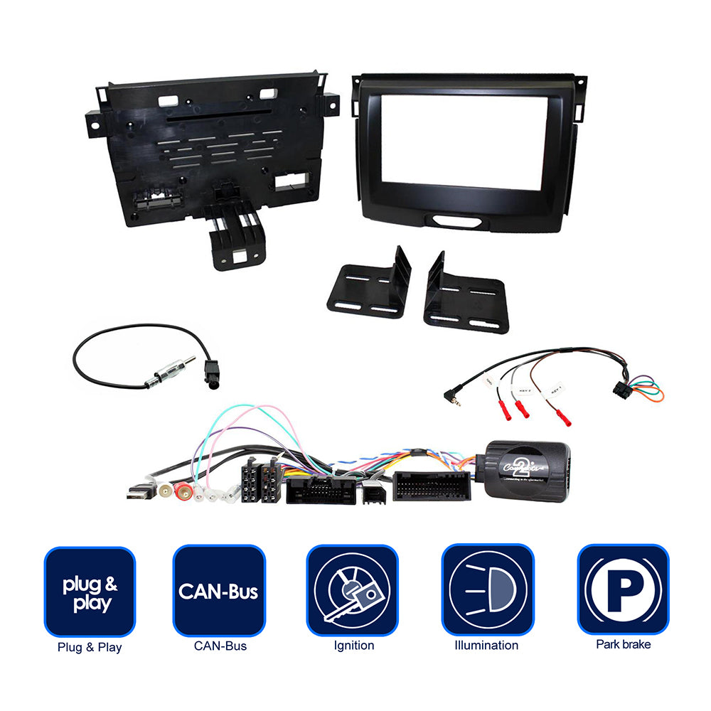 Connects2 CTKFD65 Installation Kit With Universal Patchlead For Ford Ranger & Everest - Xcite Audio
