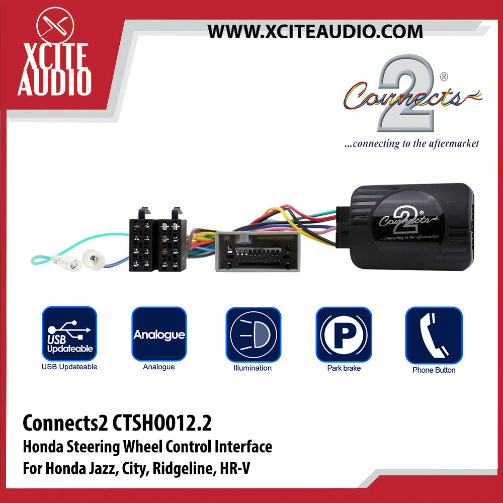 Connects2 CTSHO012.2 Steering Wheel Control Interface For Honda Jazz, City, Ridgeline, HR-V - Xcite Audio