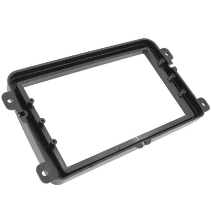 Double Din Car Radio DVD Fascia for 2009 Volkswagen Touran Passat Golf Tiguan T5 Dash Mount Panel Trim Kit Black