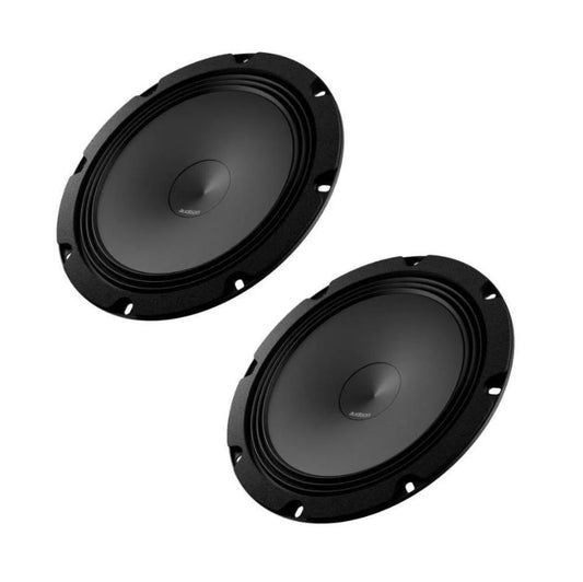 Audison AP 8 Prima 8" Midrange 4-Ohm 100W RMS Speakers Car Audio (Pair)