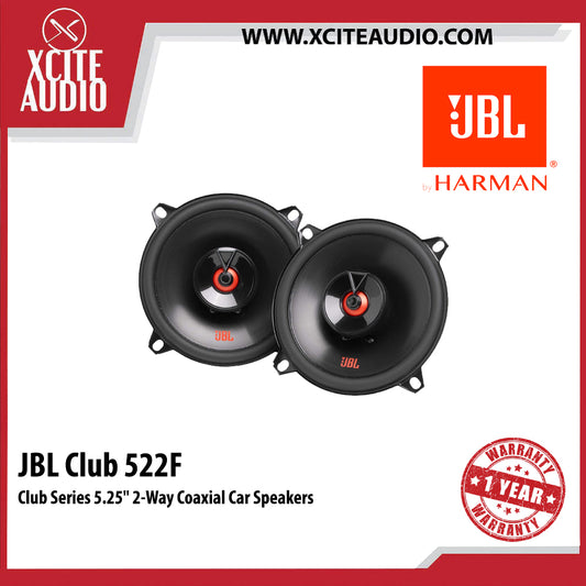 JBL Club 522F Club Series 5.25" 2-Way Coaxial Car Speakers