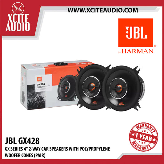 JBL GX428 4" 2-way Coaxial Speakers (Pair)