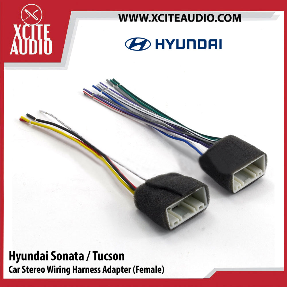 Hyundai Sonata / Tucson HYAL-1143F Car Stereo Wiring Harness Adapter/Socket/Cable (Female) - Xcite Audio