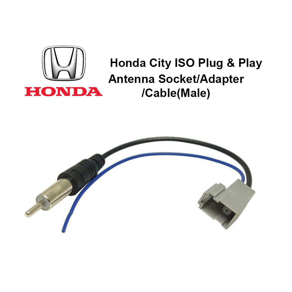 Honda City ISO Plug and Play Antenna Socket/Adapter/Cable (Male) - Xcite Audio