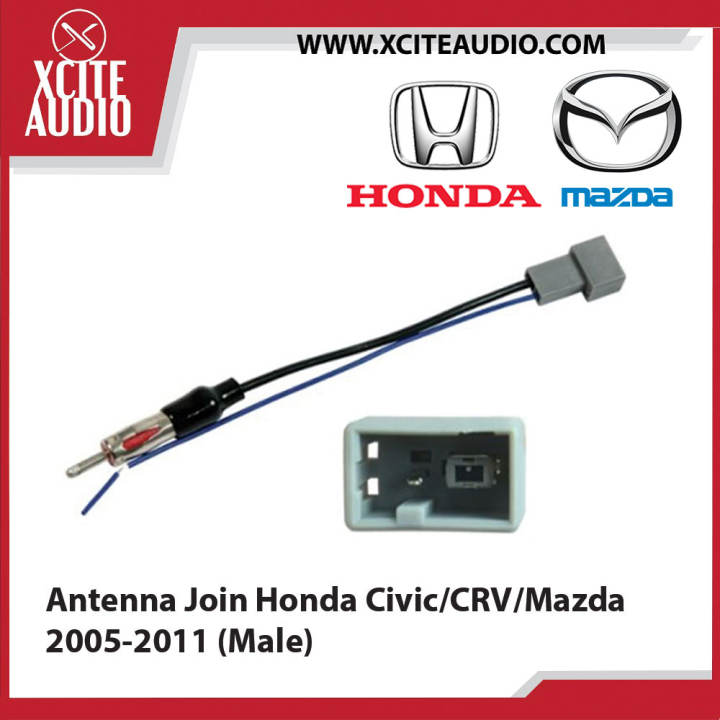 Honda Civic/ CRV / Mazda 2005-2011 Antenna Join (Male) - Xcite Audio