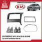 Kia Cerato K3 2013-2016 (D) AL-KI 054R Double-Din Car Stereo Installation Dash Kit Fascia Kit Car Headunit Player Casing - Xcite Audio