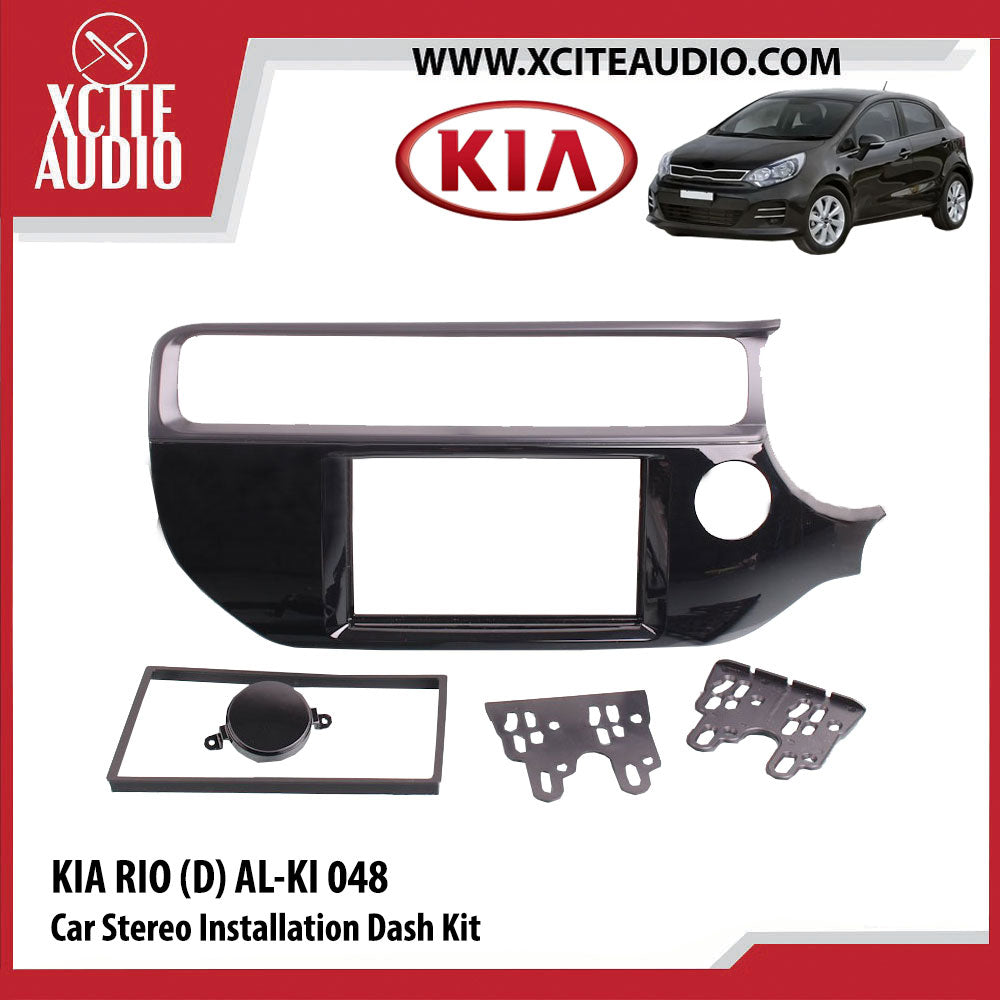 KIA Rio (D) 2-Din Fascia Kit Car Headunit Player Casing | Xcite Audio