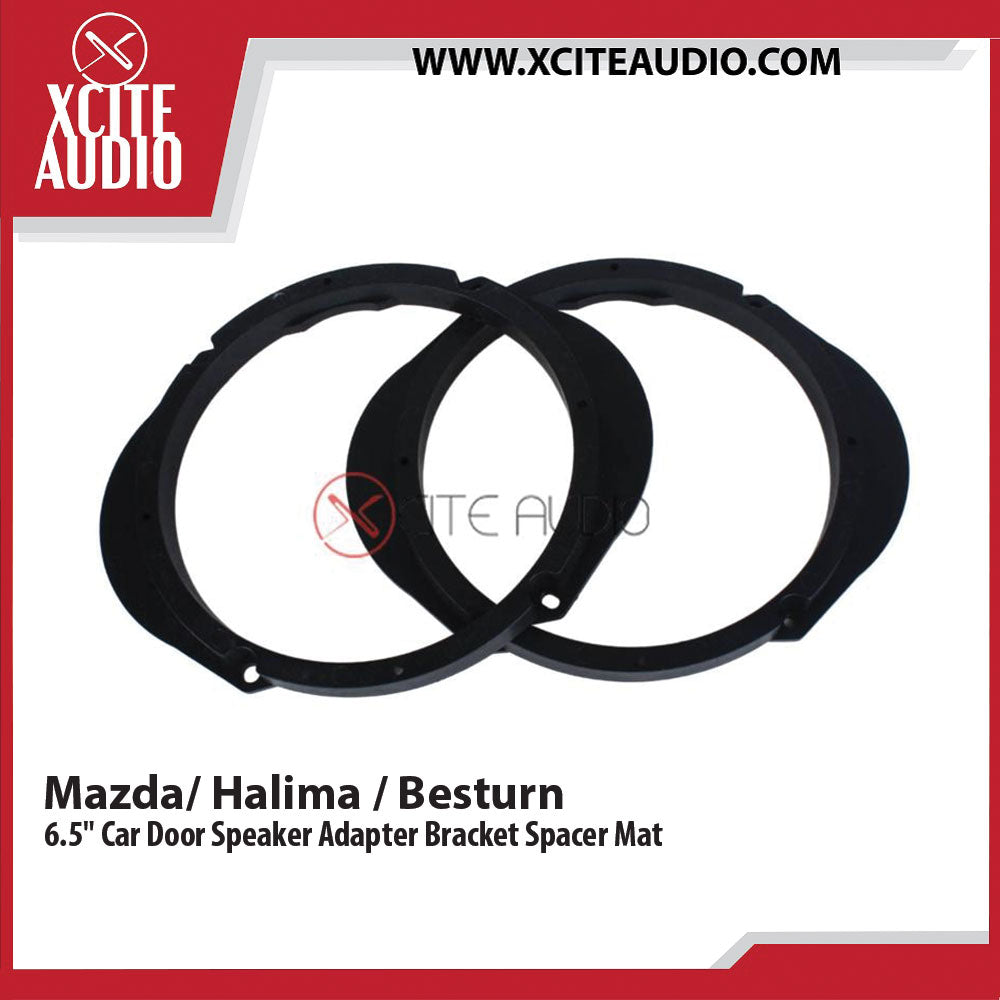 Mazda/Halima/Besturn (Solid) 6.5" Car Door Speaker Adapter Bracket Spacer Mat - Xcite Audio