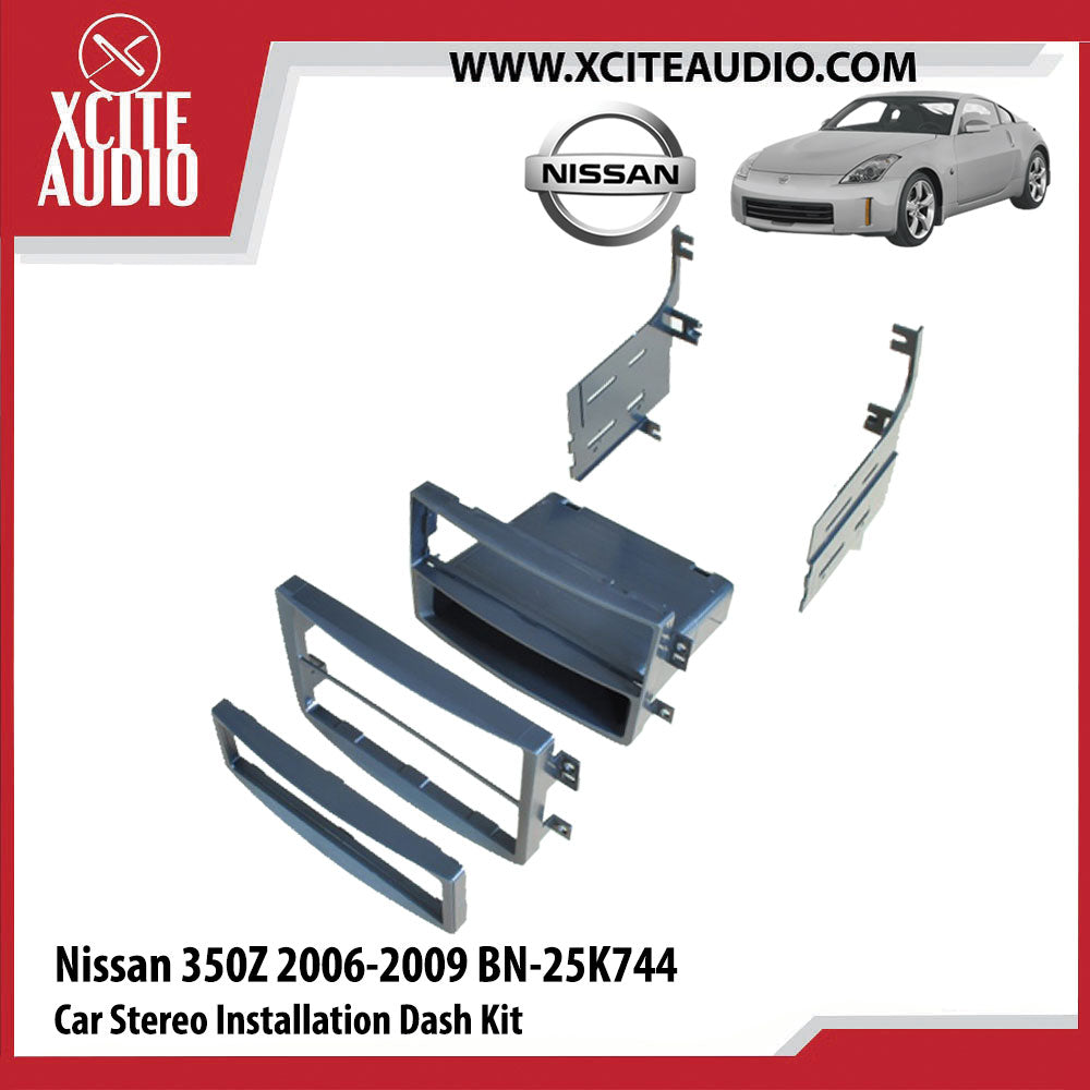 Nissan 350Z 2006-2009 BN-25K744 Single-Din Car Stereo Installation Dash Kit Fascia Kit Car Headunit Player Casing - Xcite Audio